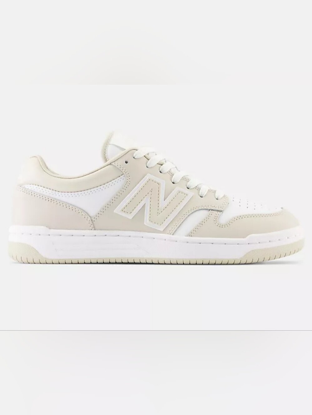 New Balance FIRE! NWOB! 480 Sneakers in Timberwolf & White. Sz 6.5 R2S!